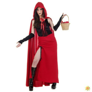 ATOSA Rotkäppchen Kostüm Für Mädchen (5-6 Jahre) – Komplett-Set Mit Umhang, Kleid & Schürze